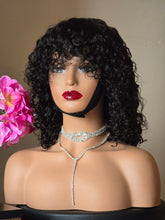 Charger l'image dans la galerie, Perruque 12 pouces – Densité 180 % – Couleur Noir Naturel