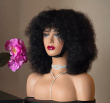 Charger l'image dans la galerie, Perruque 12 pouces – Densité 180 % – Couleur Noir Naturel