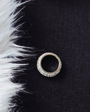 Charger l'image dans la galerie, Bague en Acier Inoxydable avec Cristaux Strass - Élégance Étincelante