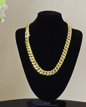 Charger l'image dans la galerie, Chaîne Unisexe en Acier Inoxydable Plaqué Or 14K 18"~45,72 cm de long