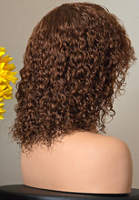 Load image into Gallery viewer, No=16 _ Perruque 12 pouces – afro et curly en une seule perruque , Densité 200 % – Couleur marron
