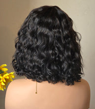 Load image into Gallery viewer, No=19_ Perruque Naturelle – 12 pouces, 200 % de densité, Noire