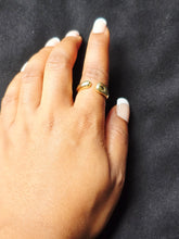 Charger l'image dans la galerie, Bague en Acier Inoxydable Couleur Or - Élégance Minimaliste Taille 7