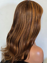 Load image into Gallery viewer, No. 09 - Natural Wig with Bangs - 18 inches, 200% Density