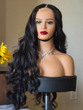 Cargar imagen en el visor de la galería, No=01 _ Perruque Vietnamienne Naturelle – 26 Pouces, 300 % de Densité