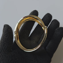 Cargar y reproducir el video en el visor de la galería, Bracelet en acier inoxydable couleur or
