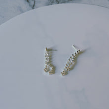 Charger et lire la vidéo dans la visionneuse de la Galerie, Collier et Boucles d’Oreilles Blanc Brillant – Élégance et Raffinement
