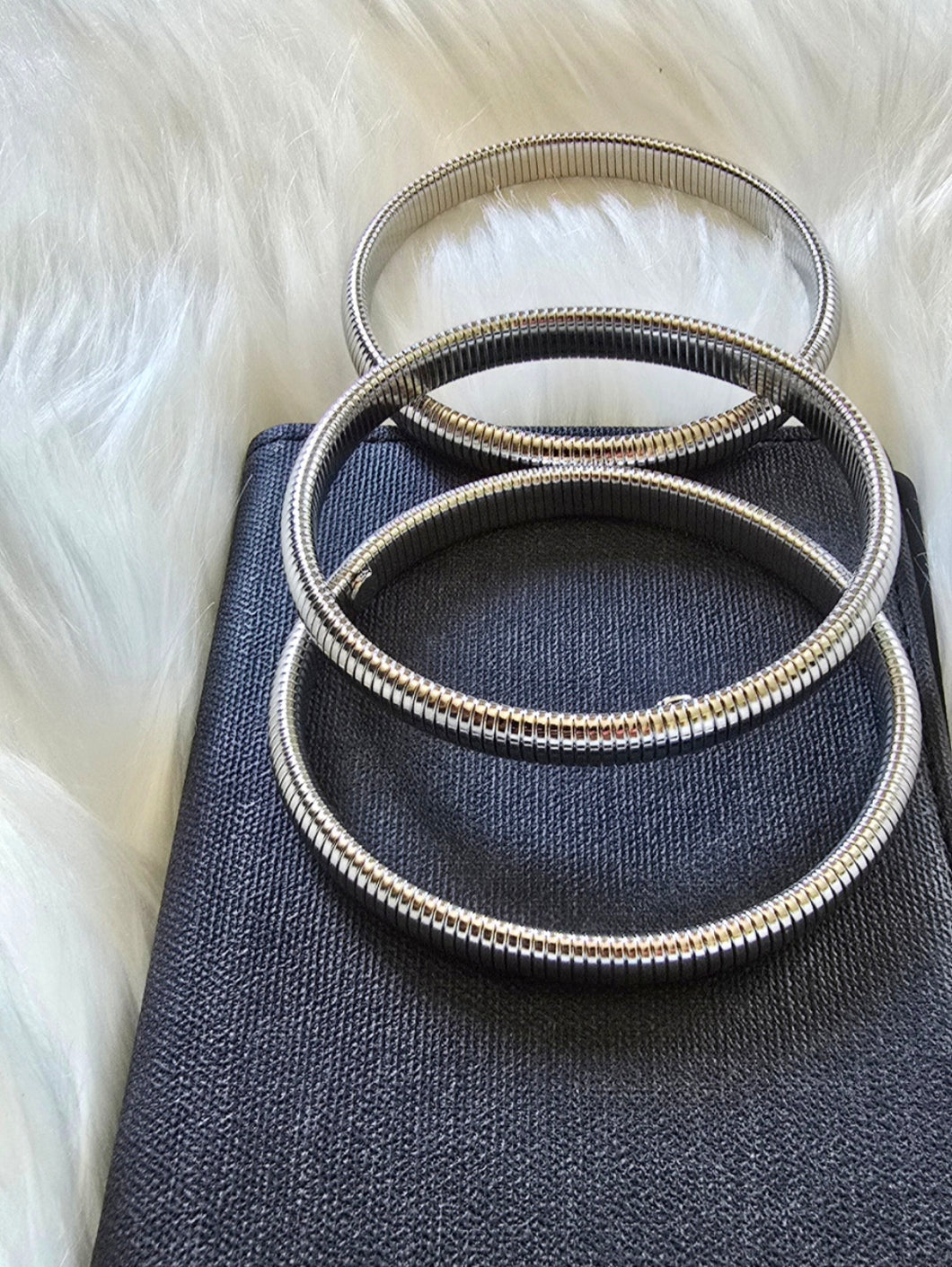 Ensemble de 3 Bracelets Élégants – Couleur argent
