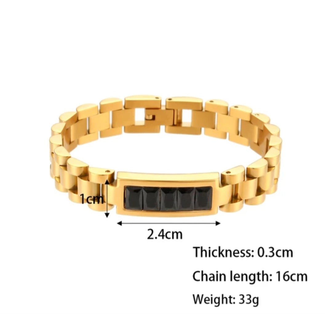 Bracelet en Acier Inoxydable – Élégance et Durabilité (16 cm)