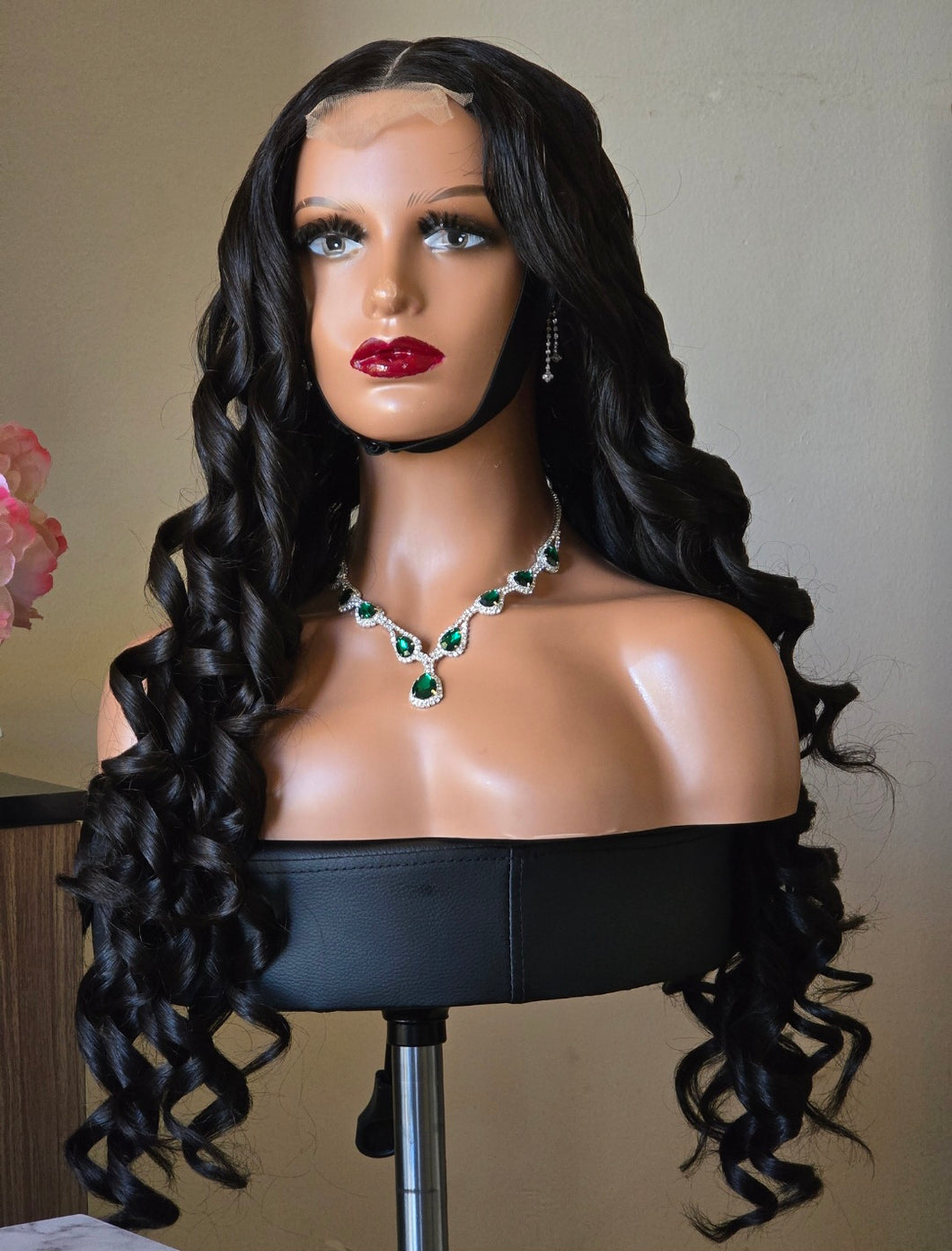 No=07 _ Perruque Vietnamienne Naturelle – 26 Pouces, 300 % de Densité