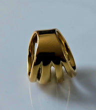 Charger l&#39;image dans la galerie, Bague Élégance Dorée – Acier Inoxydable, Taille 8
