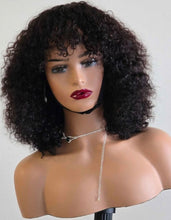 Load image into Gallery viewer, No. 06 - 12-inch Wig - Afro and Curly in One Wig, 200% Density - Natural Black Color
