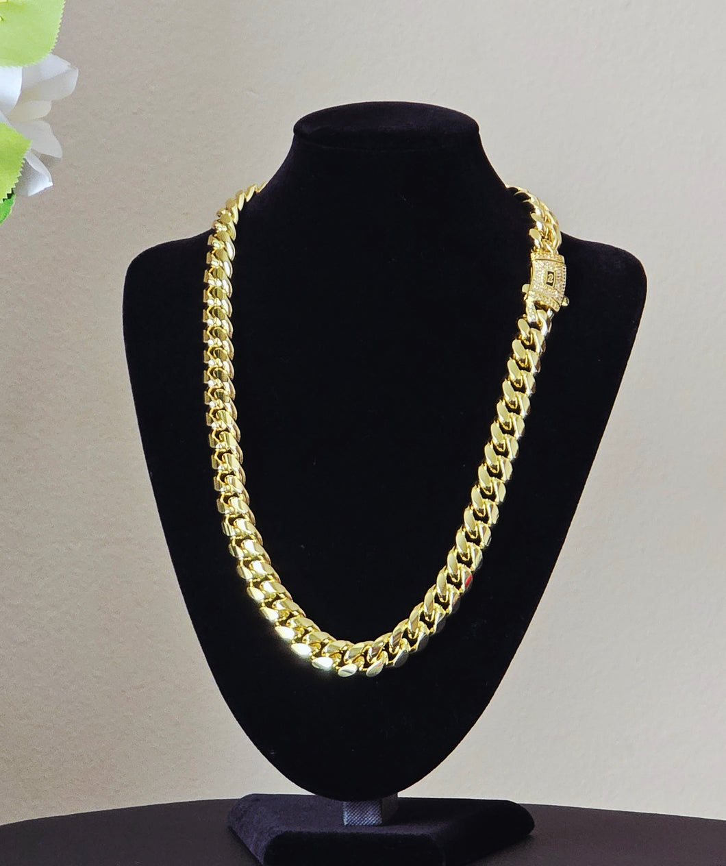 Chaîne Unisexe en Acier Inoxydable Plaqué Or 14K  - 20