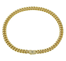 Charger l&#39;image dans la galerie, Chaîne Unisexe en Acier Inoxydable Plaqué Or 14K – Élégance - 16&quot;
