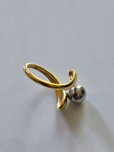 Charger l&#39;image dans la galerie, Bague en acier inoxydable couleur or et argent
