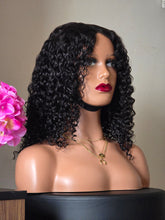 Load image into Gallery viewer, No=21_ glulesswig curly (Sans colle)– Couleur noire , 14 pouces, Densité 200%
