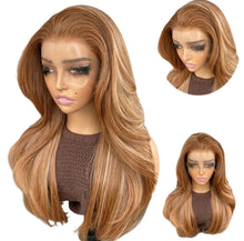 Charger l'image dans la galerie, Perruque Cheveux brésiliens- Qualité Supérieure - 20 pouces - 250% de densités - Lace frontale 13*4
