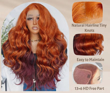 Load image into Gallery viewer, Perruque Blend Hair, Lace Front ,28 Pouces | Densité 250%
