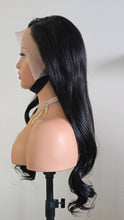 Charger l'image dans la galerie, Cheveux cambodgiens avec lace 13×4, 250% de densité, 26", couleur noir
